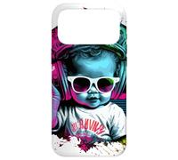 Carcasa para iPhone 17 Pro MAX Baby DJ, diseño, música Divertida, Mezcla y Radio, Festival Rock