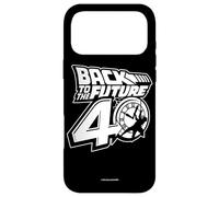 Carcasa para iPhone 17 Pro MAX Back To The Future 40th Anniversary Logo Black and White