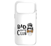 Carcasa para iPhone 17 Pro MAX Bad Moms Club Skull Funny Dicho Día de la Madre