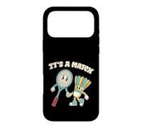 Carcasa para iPhone 17 Pro MAX Bádminton Amor Retro Vintage It's A Match