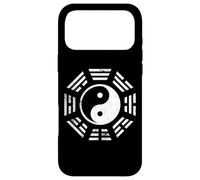 Carcasa para iPhone 17 Pro MAX Bagua Yin and Yang Symbol I Ching Taoism Tai Chi Tao Vintage