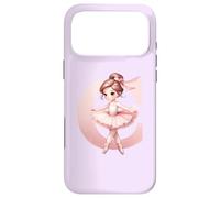 Carcasa para iPhone 17 Pro MAX Bailarina Girl Dancing Name First Letter C Girly Tutu Ballet