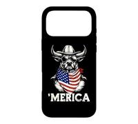 Carcasa para iPhone 17 Pro MAX Bandana Barral Racer con la Bandera Estadounidense de Rodeo Cowboy Country