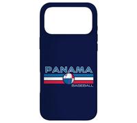 Carcasa para iPhone 17 Pro MAX Bandera de béisbol de Panamá América Central Patrimonio panameño