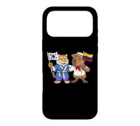 Carcasa para iPhone 17 Pro MAX Bandera de Colombia y Corea del Sur Raíces Colombo-Coreanas