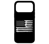 Carcasa para iPhone 17 Pro MAX Bandera de Estados Unidos de Guitarras eléctricas, músico rockero Americano