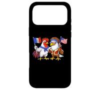 Carcasa para iPhone 17 Pro MAX Bandera de Francia y Estados Unidos Raíces