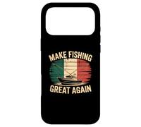 Carcasa para iPhone 17 Pro MAX Bandera de Italia Retro Vintage Que Hace Que la Pesca Sea Genial de Nuevo