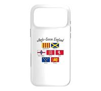 Carcasa para iPhone 17 Pro MAX Bandera de los reinos anglosajones de Inglaterra con Letras Negras