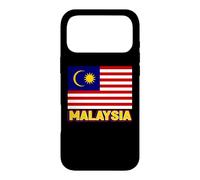 Carcasa para iPhone 17 Pro MAX Bandera de Malasia Patriótica Hombres Mujeres Niños Malasia