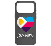Carcasa para iPhone 17 Pro MAX Bandera de poliamor Amor GANA poliamoroso
