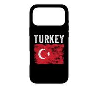 Carcasa para iPhone 17 Pro MAX Bandera de Turquía Envejecida, para Hombres, Mujeres y niños, Bandera turca