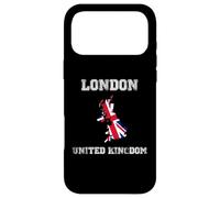Carcasa para iPhone 17 Pro MAX Bandera Envejecida del Reino Unido Orgullo de Londres