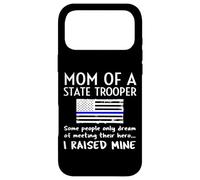 Carcasa para iPhone 17 Pro MAX Bandera Estadounidense Proud State Trooper Mom Mother Thin Blue Line