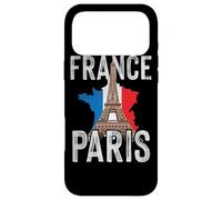 Carcasa para iPhone 17 Pro MAX Bandera Francesa de la Torre Eiffel de Francia París, Signo