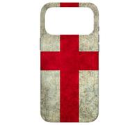 Carcasa para iPhone 17 Pro MAX Bandera Inglesa de la Cruz de San Jorge en Aspecto Sucio