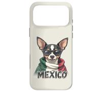 Carcasa para iPhone 17 Pro MAX Bandera Mexicana de Perro Chihuahua Vintage
