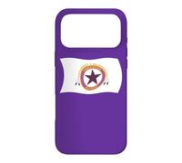 Carcasa para iPhone 17 Pro MAX Bandera Ondulada de la Tribu Wampanoag Squanto India nativa Americana