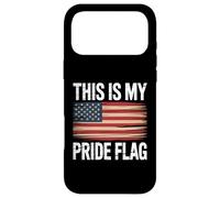 Carcasa para iPhone 17 Pro MAX Bandera patriótica This is My Pride USA American 4 of July