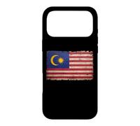 Carcasa para iPhone 17 Pro MAX Bandera Vintage de Malasia Envejecida Orgullosa Patriota Malasia