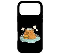 Carcasa para iPhone 17 Pro MAX Baño Relajado Capybara Burger Onsen