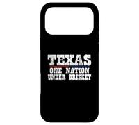 Carcasa para iPhone 17 Pro MAX Barbacoa Texas One Nation Under Brisket - Divertida Barbacoa de Texas