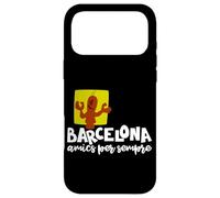 Carcasa para iPhone 17 Pro MAX Barcelona Amics per Sempre Frase Catalán