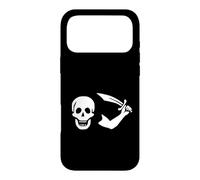Carcasa para iPhone 17 Pro MAX Bartholomew Roberts Bandera Pirata Jolly Roger Skull Captain
