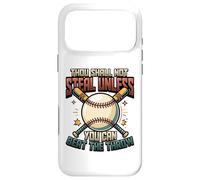 Carcasa para iPhone 17 Pro MAX Base de Jugador de softbol robando Receptor de softbol