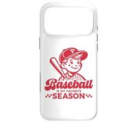 Carcasa para iPhone 17 Pro MAX Baseball Is My Favorite Season - Camiseta Deportiva Divertida para Jugador Retro