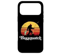 Carcasa para iPhone 17 Pro MAX Bassquatch! Funny Bigfoot Fishing Outdoor Retro