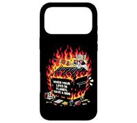 Carcasa para iPhone 17 Pro MAX BBQ Team Trashpanda Dumpster Fire Raccoon Grill Crew
