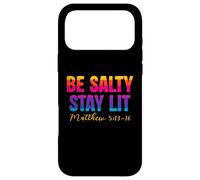 Carcasa para iPhone 17 Pro MAX Be Salty Stay Lit Christian Matthew 5:13-16 Faith