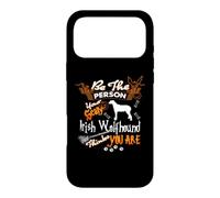 Carcasa para iPhone 17 Pro MAX Be The Person Your Scary Irish Wolfhound Dog Halloween