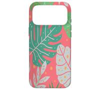 Carcasa para iPhone 17 Pro MAX Beach Summer Tree Tropical Green and Pink Palm Leaves Design