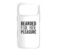 Carcasa para iPhone 17 Pro MAX Bearded For Her Pleasure Funny Beard Men Facial Hair Humor