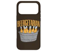 Carcasa para iPhone 17 Pro MAX Beber Party Beergetarin Pun Drink Brew Alcohol Craft-Beer
