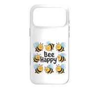 Carcasa para iPhone 17 Pro MAX Bee Happy Cute Honey Bee Lover Gift Adultos Hombres Mujeres Niños