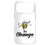 Carcasa para iPhone 17 Pro MAX Bee The Change Motivational Inspirational Graphic Quotes