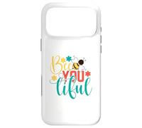 Carcasa para iPhone 17 Pro MAX Bee-You-Tiful - Declaración Floral inspiradora Hermosa y Divertida