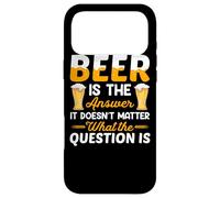 Carcasa para iPhone 17 Pro MAX Beer Is The Answer It Doesn'T Matter Drinking Beer Lover