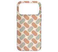Carcasa para iPhone 17 Pro MAX Beige Brown Wavy Ovals Capsule Ellipse Geometric Pattern