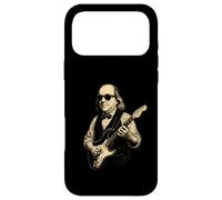 Carcasa para iPhone 17 Pro MAX Ben Franklin Tocando la Guitarra Divertido 4 de Julio Retro Vintage