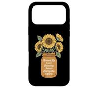 Carcasa para iPhone 17 Pro MAX Bendecido por Dios, Amado por Jesús, Girasol Bouquet Christian