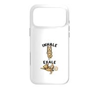 Carcasa para iPhone 17 Pro MAX Berger Picard practicando Yoga inhalar - exale DIGOR Divertido