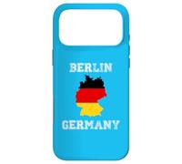 Carcasa para iPhone 17 Pro MAX Berlín Alemania Vintage Alemania Bandera Mapa Diseño