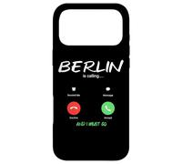 Carcasa para iPhone 17 Pro MAX Berlín está Llamando y Debo IR a Alemania de Viaje