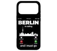 Carcasa para iPhone 17 Pro MAX Berlin Is Calling & I Must Go Illustration Graphic Designs