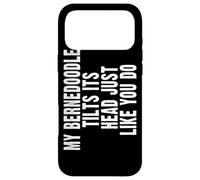 Carcasa para iPhone 17 Pro MAX Bernedoodle Dog Lover Tilt Head Funny Cute Men Women