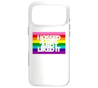 Carcasa para iPhone 17 Pro MAX Besé a una Chica y me gustó Arco Iris Queer Amor Lesbiana Gay